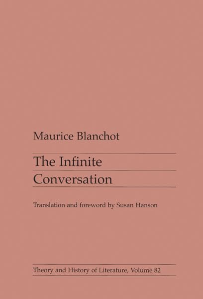 The infinite conversation Cover