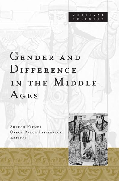 Gender and Difference in the Middle Ages (Medieval Cultures, Volume 32) Cover