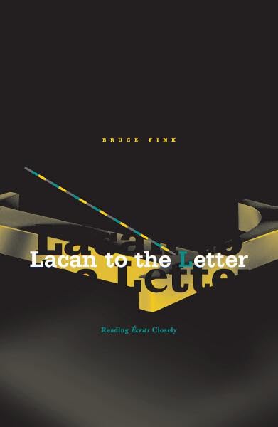 Lacan to the letter Cover