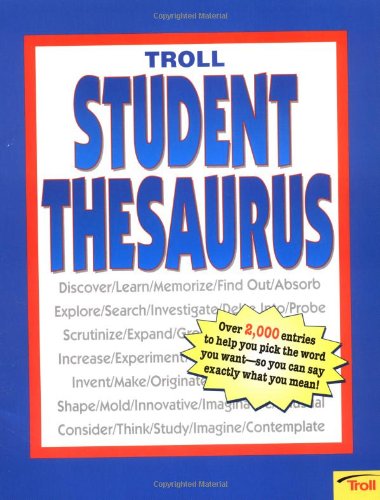 Student thesaurus Cover