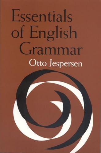 Essentials of English Grammar (Alabama Linguistic & Philological Ser: V) Cover