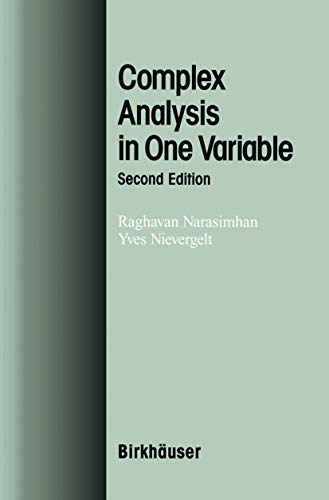 Complex analysis in one variable. Cover