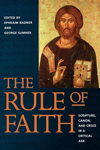 The rule of faith Cover
