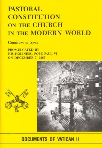 Pastoral constitution on the Church in the modern world Cover