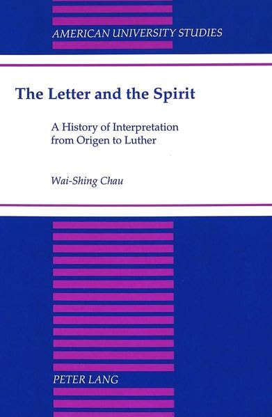The letter and the spirit Cover