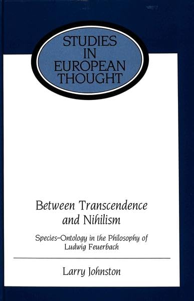 Between transcendence and nihilism Cover