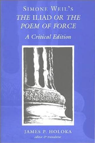 Simone Weil's The Iliad, or, The poem of force Cover