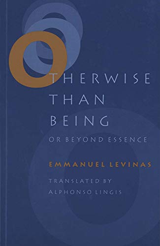 Otherwise than being, or, Beyond essence Cover