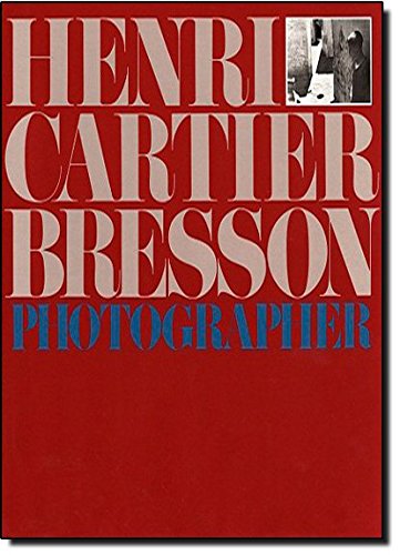 Henri Cartier Bresson, photographer. Cover