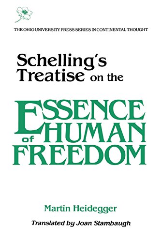 Schelling's treatise on the essence of human freedom Cover