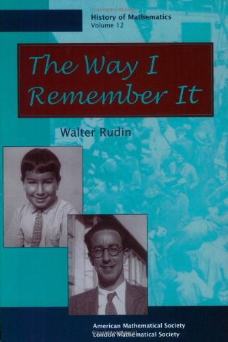 The way I remember it Cover