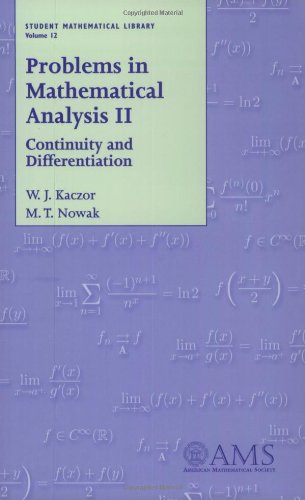 Problems in mathematical analysis Cover