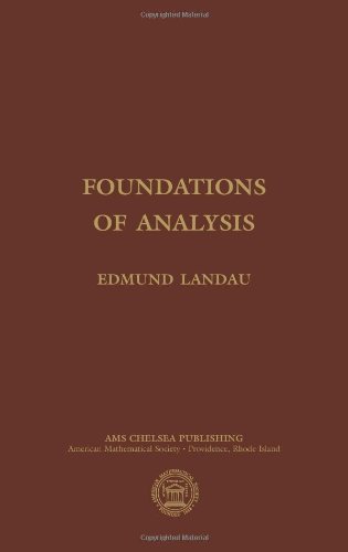 Foundations of Analysis (Ams Chelsea Publishing) Cover