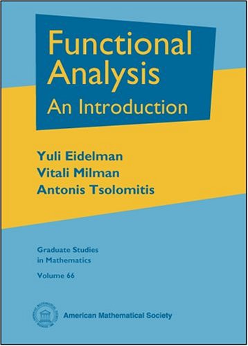 Functional analysis Cover