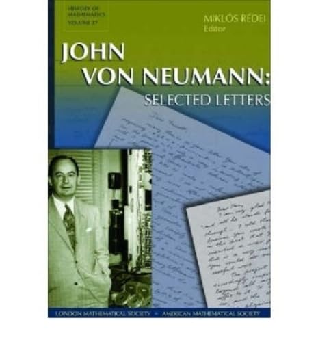 John von Neumann selected letters Cover