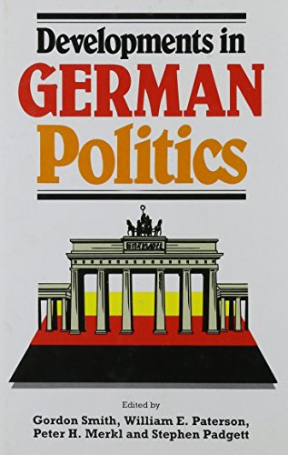 Developments in German politics Cover