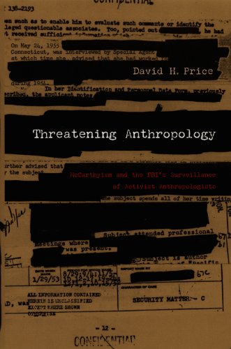 Threatening Anthropology Cover