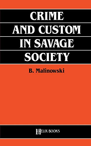 Crime and custom in savage society Cover