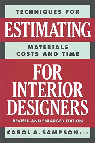 Estimating for interior designers Cover