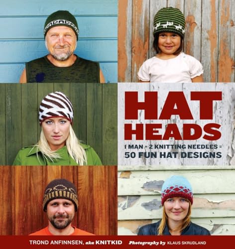 HatHeads: 1 Man + 2 Knitting Needles = 50 Fun Hat Designs Poster
