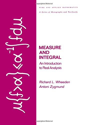 Measure and integral Cover