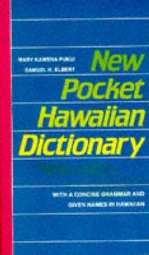 New pocket Hawaiian dictionary Cover