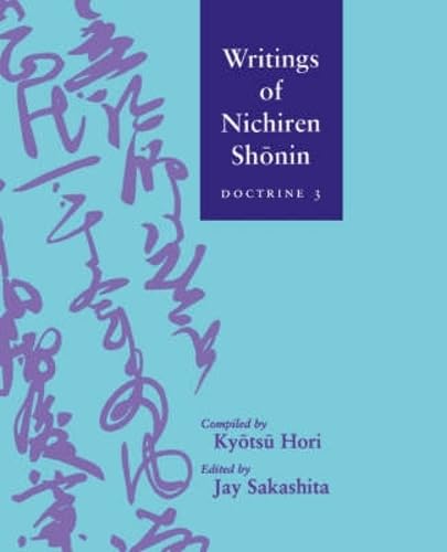 Writings of Nichiren Shonin; Nin Cover