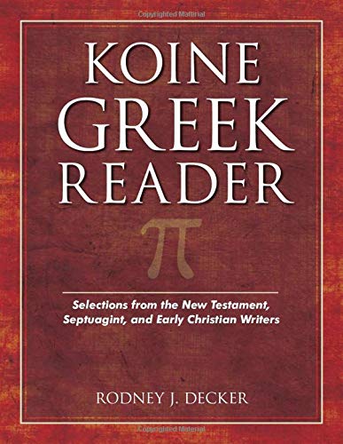 Koine Greek reader Cover