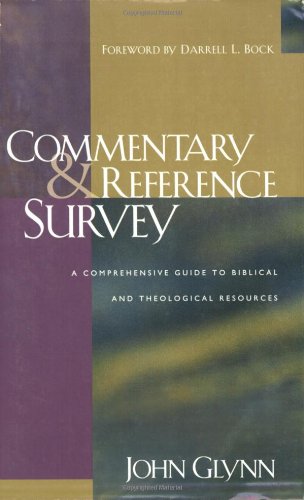 Commentary and Reference Survey Cover