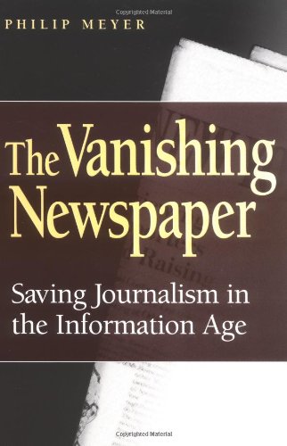 The vanishing newspaper Cover