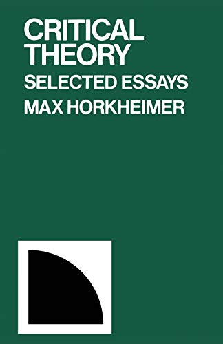 Critical theory Cover