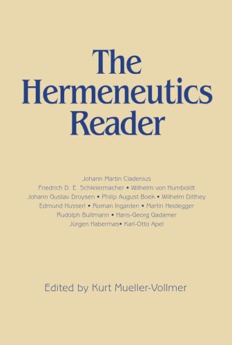 The Hermeneutics Reader Cover