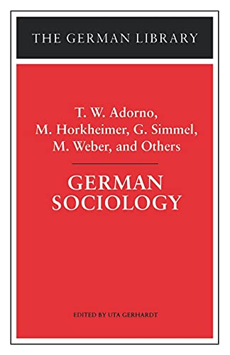 German sociology Cover