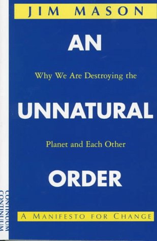 An unnatural order Cover