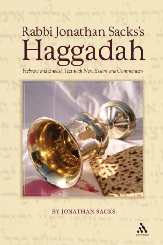 Rabbi Jonathan Sacks's Haggadah Cover