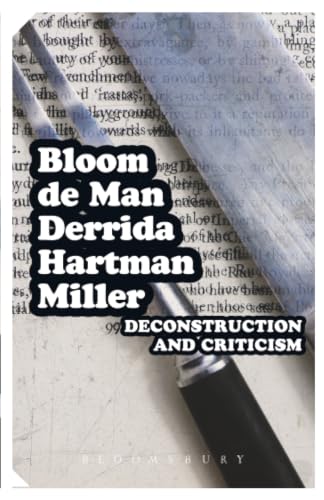 Deconstruction and criticism Cover