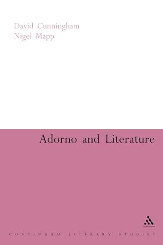 Adorno And Literature Cover