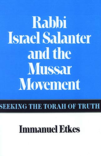 Rabbi Israel Salanter and the mussar movement Cover