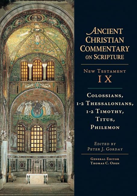 Ancient Christian commentary on Scripture. Cover