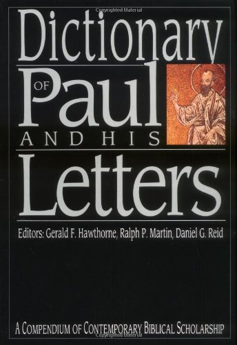 Dictionary of Paul and his letters Cover