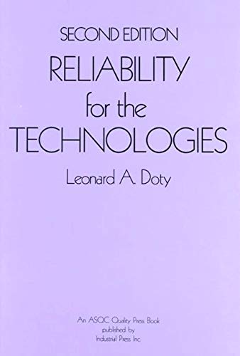 Reliability for the technologies Cover
