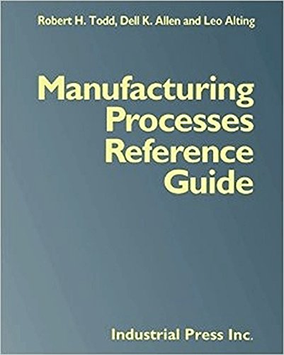 Manufacturing processes reference guide Cover
