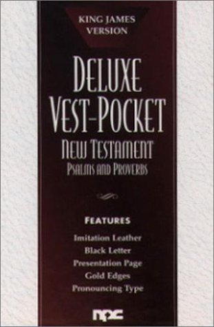 Deluxe Vest-Pocket New Testament with Psalms and Proverbs Cover