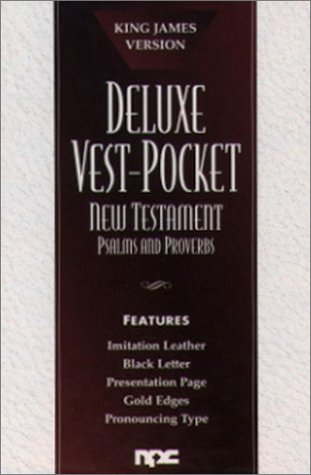 Deluxe Vest-Pocket New Testament with Psalms and Proverbs Cover