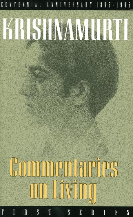 Commentaries on Living I Cover