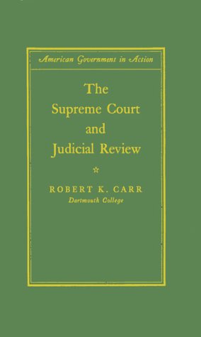The Supreme Court and judicial review Cover