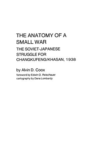 The anatomy of a small war Cover