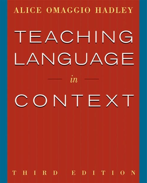 Teaching language in context Cover