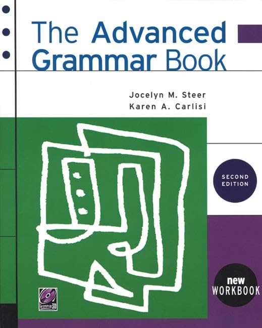The advanced grammar book Cover