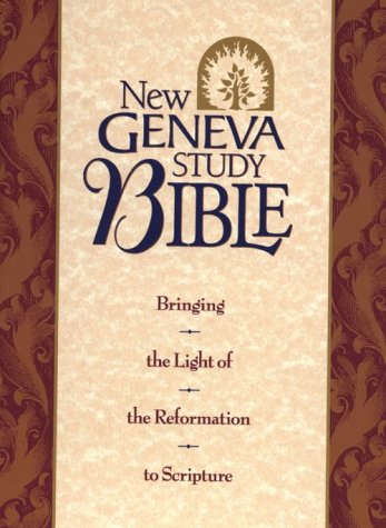 Holy Bible New Geneva Study/New King James Version//Black Bonded Leather (Style No 2995/Black) Cover